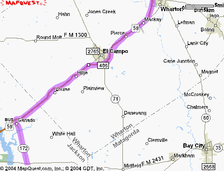 Map of the route to the Keller Bay launch at Olivia