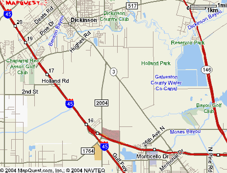 Map of the route to the Moses Lake floodgate