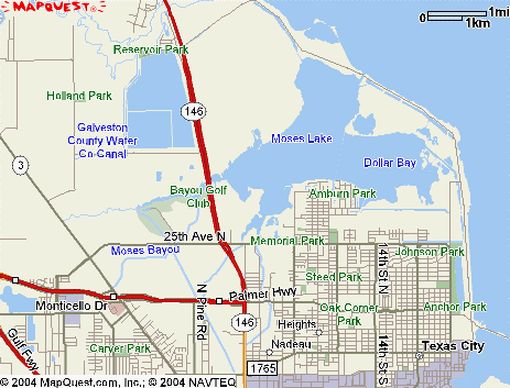 Detail map of Moses Lake